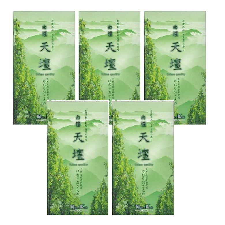 乐天商城 - 白檀天壇 バラ詰 約125g 仏事用お線香 日本香堂 【×5個セット】