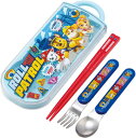 お弁当 トリオセット 箸 スプーン フォーク カトラリー パウ・パトロール 24 子供用 抗菌加工 開けやすいスライド式 日本製