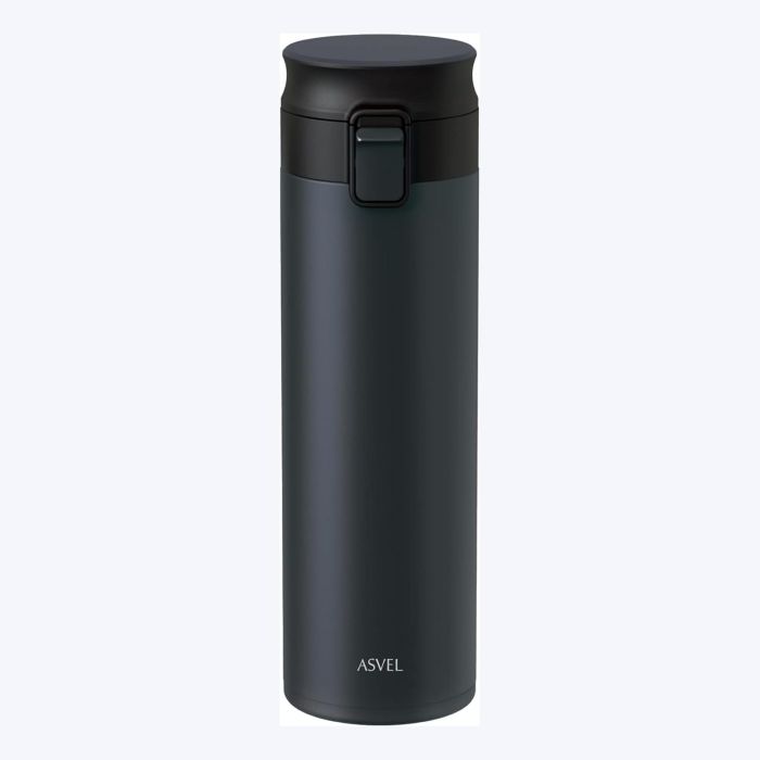 Other - 真空断熱タンブラー TLW500 アスベル マグボトル 付け忘れ防止 簡単お手入れ 500ml 黒 アースカラー A3312