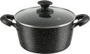両手鍋 22cm IH対応 ガス火対応 ダブルマーブルα RB-2123 和平フレイズ 耐摩耗性アップ! マーブルコート