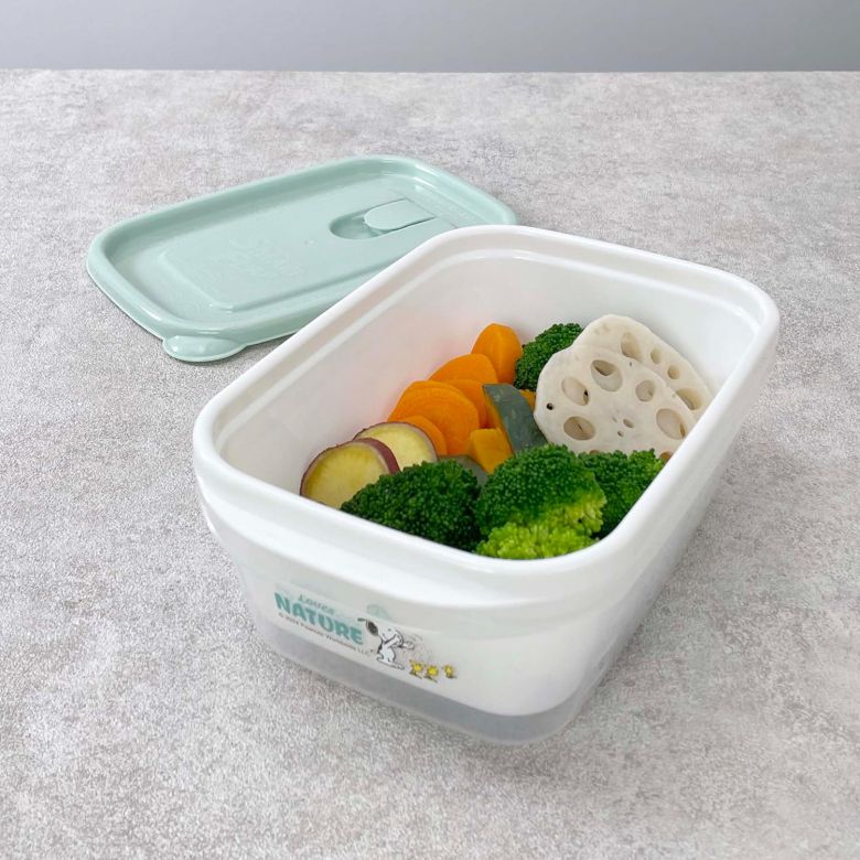 温野菜 スチーマー スヌーピー電子レンジ専用調理器 ゆでうま A043 NC 茹でうま野菜調理容器 角型 スチーマー 温野菜