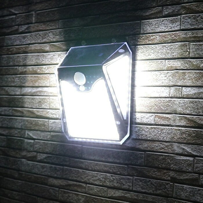 モーションセンサー付き照明 ナイトスター ワイドタイプ 121灯 ソーラーパネル ブラック 約11.3×5×15cm トレードワン(Trade One) 最大光束 約750ルーメン