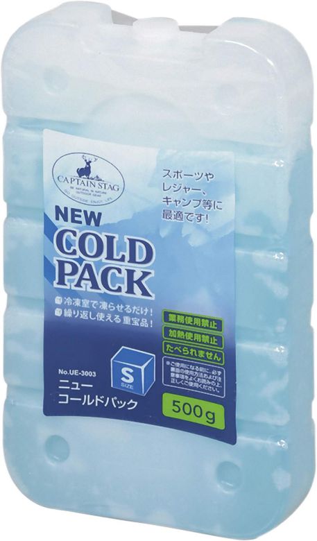 保冷剤 NEWコールドパック Sサイズ 500g UE-3003 キャプテンスタッグ(CAPTAIN STAG)