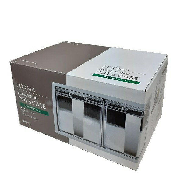 Nフォルマ 保存容器 Cポット ホワイト ストッカー ボックス クリアケース ストッカー 軽量 縦置き 横置き 取っ手 中身 が 見える キッチン 調味料 保管...