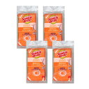 食器用スポンジ 【4個セット】スコッチ・ブライト キッチンスポンジ 90509 ハイブリッドネットスポンジ オレンジ HBNT-75E(3)