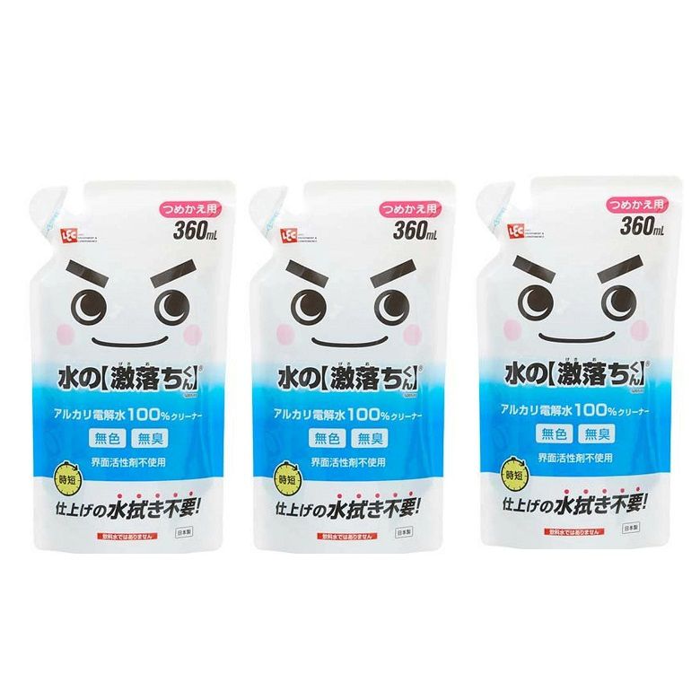 Liquid Detergent （Refill） - 水の激落ちくん 詰替 360ml　LEC レック つめかえ 詰め替え 【×3個セット】