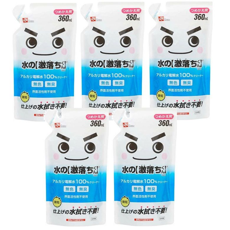 Liquid Detergent （Refill） - 水の激落ちくん 詰替 360ml　LEC レック つめかえ 詰め替え 【×5個セット】