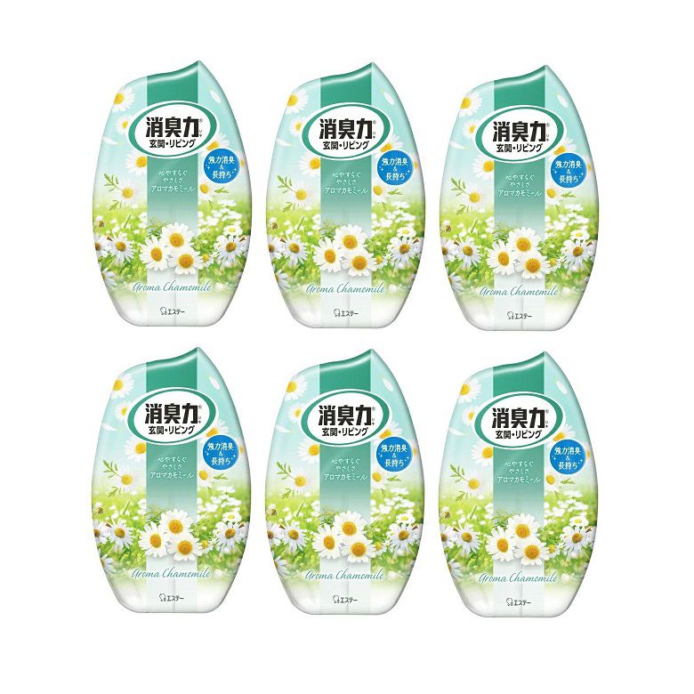 乐天商城 - お部屋の消臭力 玄関・リビング用 アロマカモミール 400mL 【×6個セット】