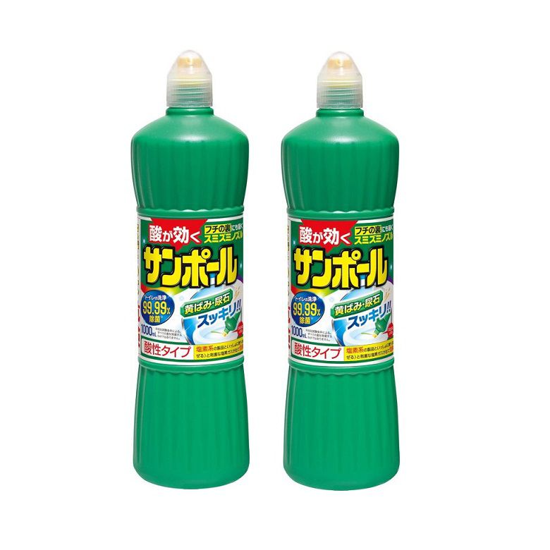 サンポールV 1000mL トイレ掃除 尿石 キンチョー 大日本除虫菊 【×2個セット】