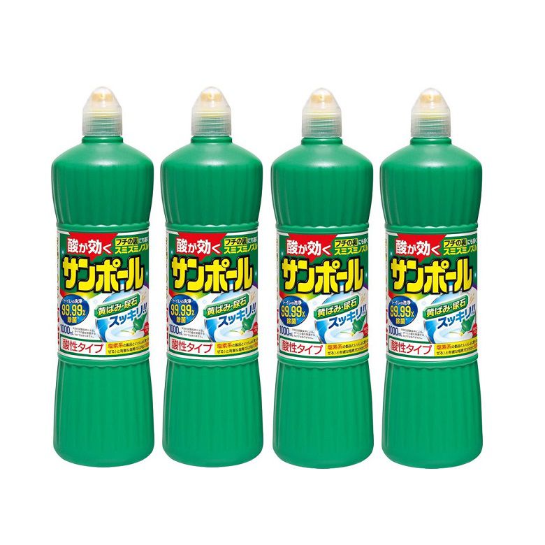樂天商城 - サンポールV 1000mL トイレ掃除 尿石 キンチョー 大日本除虫菊 【×4個セット】