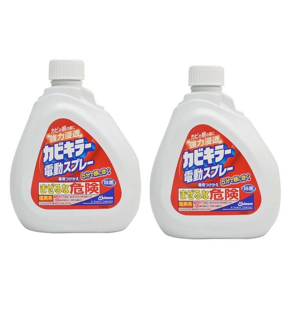 カビキラー 電動スプレー 付替 750g お風呂掃除 カビ取り掃除 付け替え つけかえ 【×2個セット】
