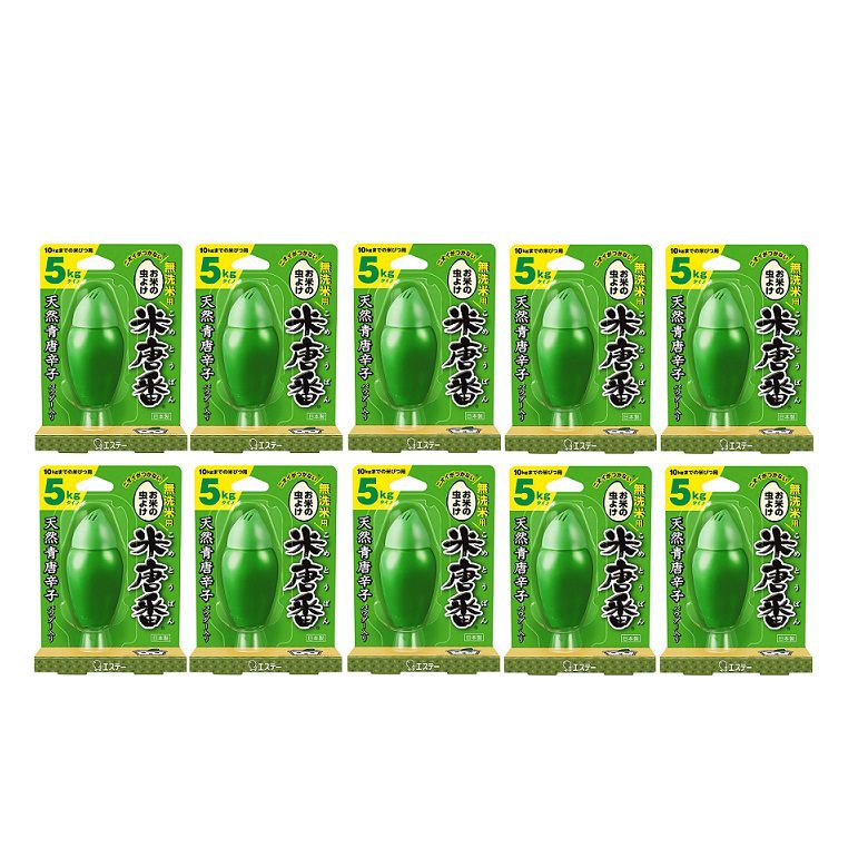 Rakuten - 米唐番 無洗米用 5kgタイプ お米の虫除け 虫よけ エステー 米当番 【×10個セット】