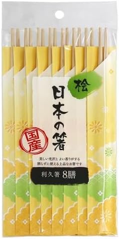 日本の箸 桧利久箸 8膳
