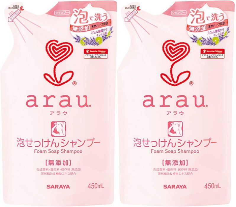 Rakuten - 【SS期間中10%OFF】アラウ arau 泡せっけんシャンプー 詰替 450ml 【×2個セット】 SARAYA サラヤ
