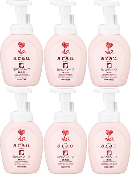 乐天商城 - アラウ arau 泡ハンドソープ本体 300ml 【×6個セット】 SARAYA サラヤ