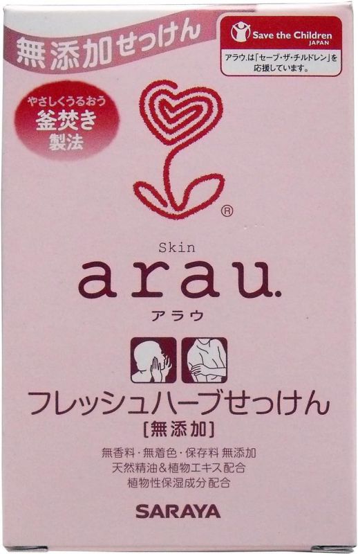 乐天商城 - アラウ arau フレッシュハーブせっけん 100g SARAYA サラヤ