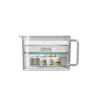 Rakuten - 【SS期間中10%OFF】冷水筒 麦茶ポット冷蔵庫の棚に入る 棚に収まる冷水筒 1.0L ピッチャー コンパクト SP101