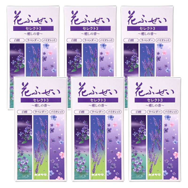 Inkou （Solid Perfume） - 花ふぜい セレクト3 癒しの香 約100g 【×6個セット】