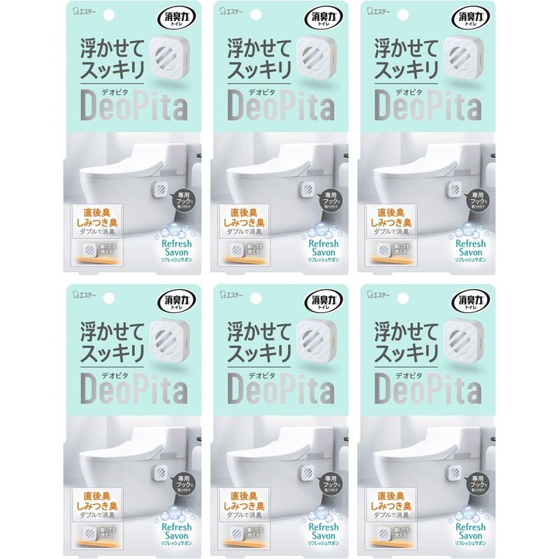 Rakuten - 消臭力 Deopita トイレ用 本体 リフレッシュサボン 【×6個セット】