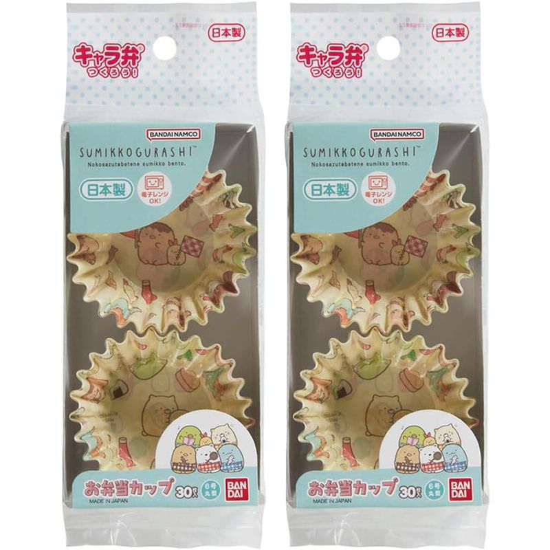乐天商城 - バンダイ(BANDAI) すみっコぐらし お弁当カップ 30枚入 W6.5×D3×H15.5cm 22.2g 2776298 日本製 トルネ
