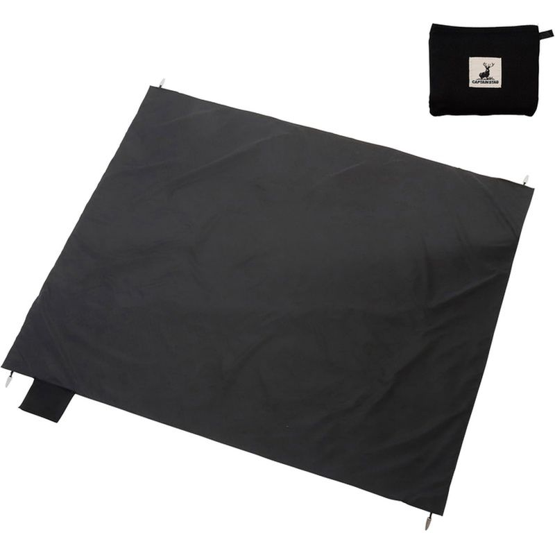 商品名 ポケットレジャーシート M 144*144cm ブラック UB3082 キャプテンスタッグ コンパクト 商品説明 製品サイズ:(約)144×144cm収納サイズ:(約)14×10.5×厚さ3cm製品重量:(約)160g材質:本体/ポリエステル、ペグ/ステンレス鋼原産国:中国収納可能なペグ付き※リニューアルなどによりパッケージなどの仕様が予告なく変更になる場合がございます。ご了承ください。 おすすめ商品