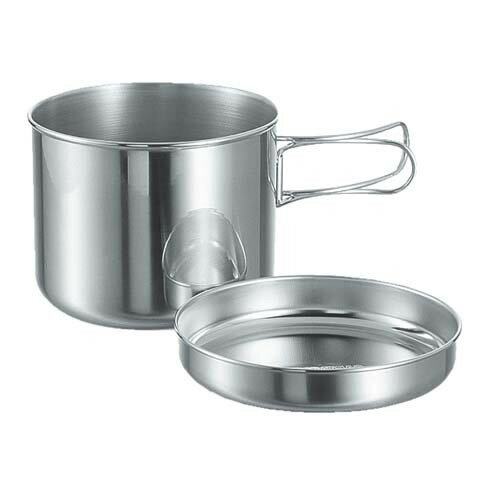 キャンプ BBQ用 鍋 皿セット カートリッジ クッカーセット 820ml M-8579 アウトドア キャンプ レジャー 屋外 なべ トレー 簡単 ふた付 ファミリー 便利 登山 持ち手 ハンドル付 ステンレス コンパクト