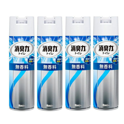 消臭力 トイレ用スプレー 無香料 365ml 【×4個セット】 消臭力 トイレ用スプレー 無香料 365ml 【×4個セット】