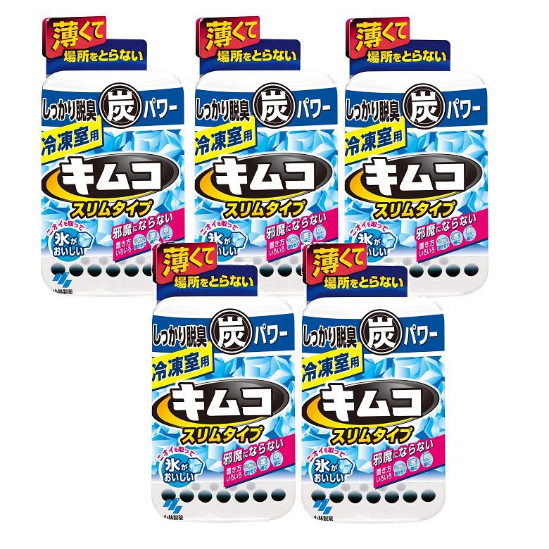 キムコ スリムタイプ 冷凍室用 26g 冷凍室脱臭用 冷凍庫 脱臭 消臭 【×5個セット】