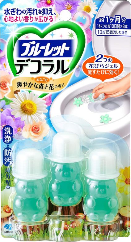 ブルーレットデコラル 爽やかな森と花の香り 7.5g×3本入り 小林製薬