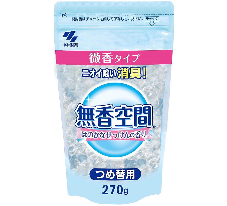 無香空間 ほのかなせっけんの香り 詰替 270g つめかえ 詰め替え 詰替え リフィル レフィル 部屋 ソープ 石鹸 微香