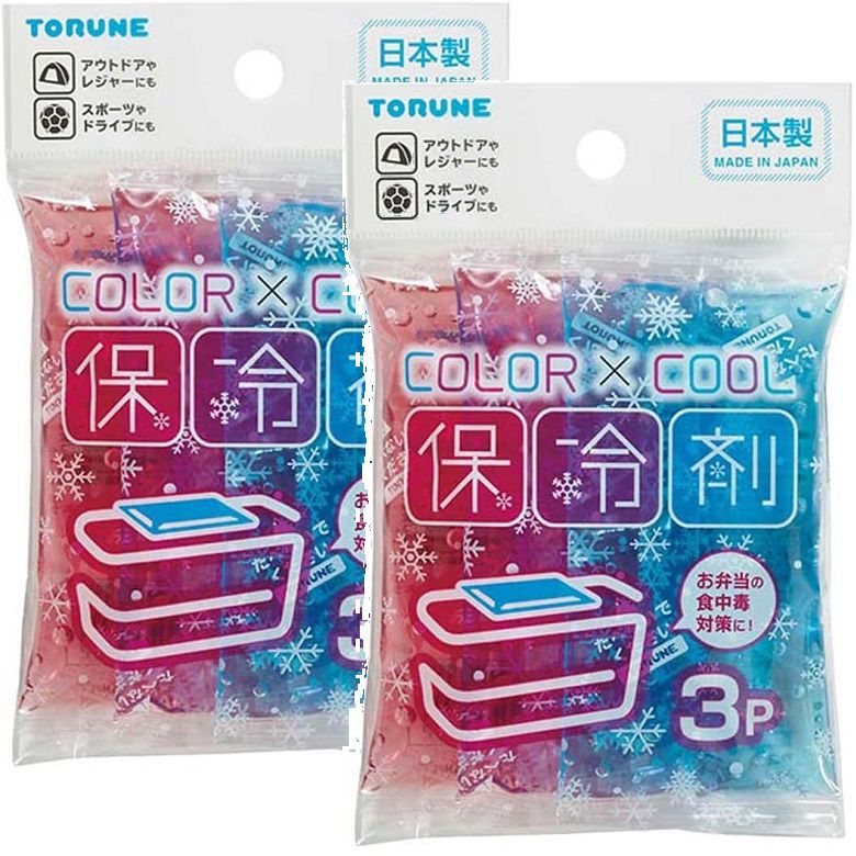保冷剤 3個入 COLOR×COOL 日本製 トルネ 【×2個セット】