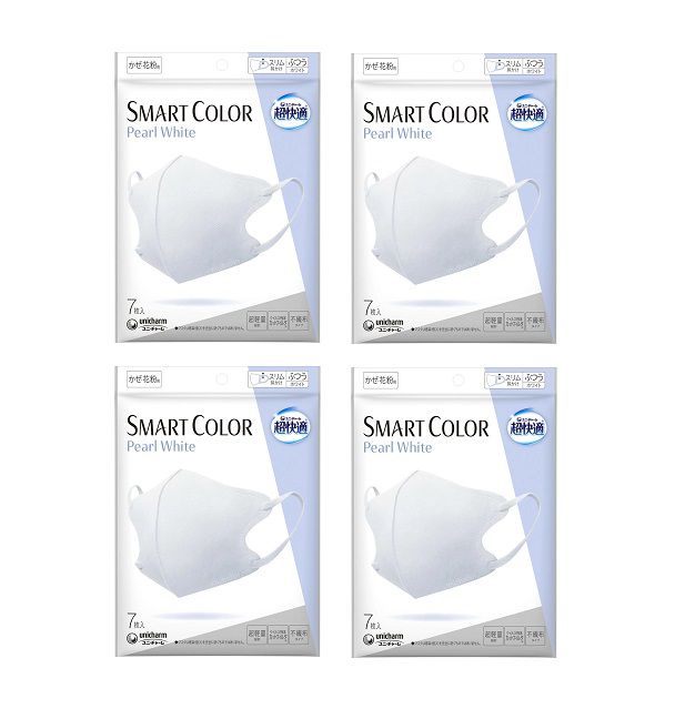 Rakuten - 超快適 SMART COLOR パールホワイト ふつう 7枚入 【×4個セット】