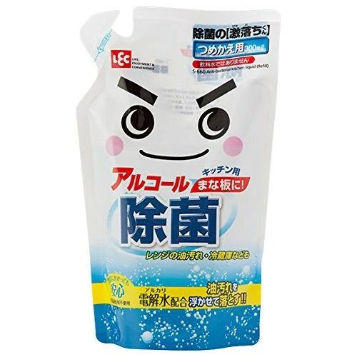 除菌の激落ちくん 詰替 300ml 詰め替え つめかえ 詰替 除菌 アルコールプラス LEC レック