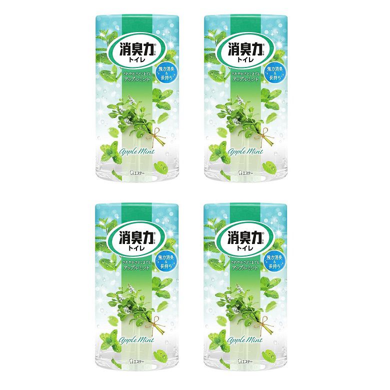 乐天商城 - トイレの消臭力 トイレ用 アップルミント 400mL 【×4個セット】 まとめ買い