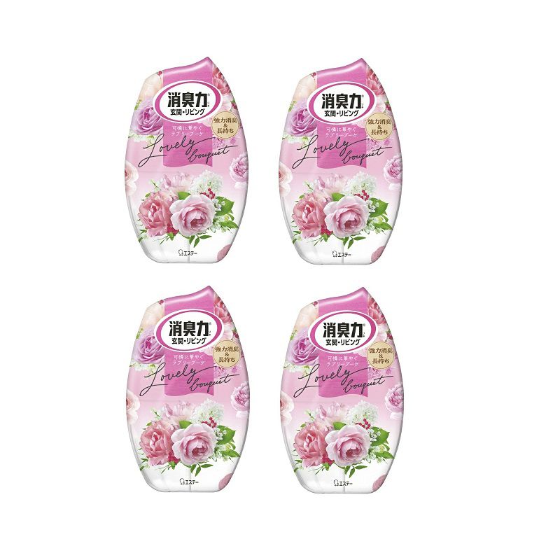乐天商城 - お部屋の消臭力 ラブリーブーケ 400mL 【×4個セット】 まとめ買い