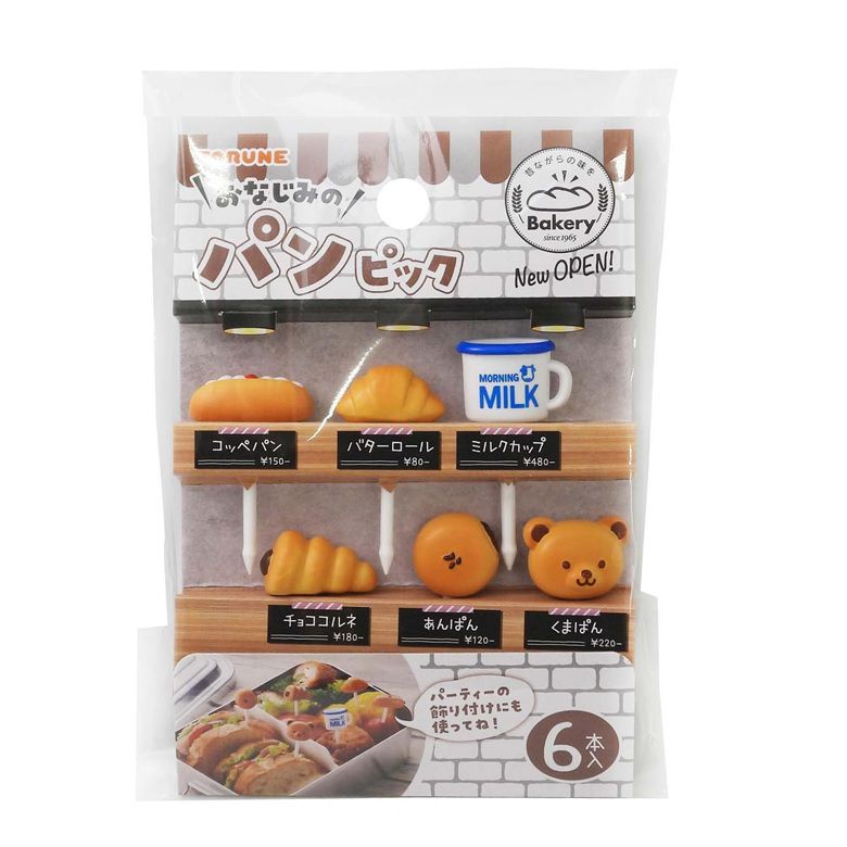 おなじみのパンピック 6本入 お弁当 ランチ かわいい キャラ弁 ピック