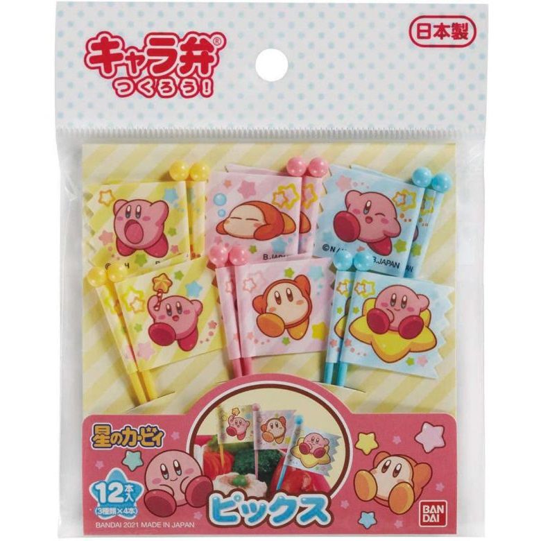 星のカービィ ピックス 12本入 お弁当 ランチ かわいい キャラ弁 ピック ワドルディ