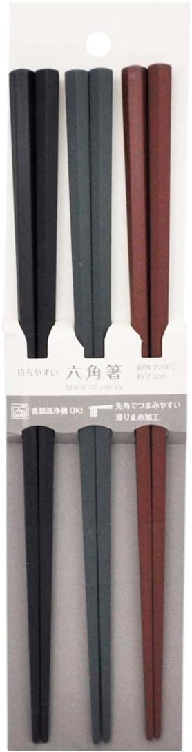 乐天商城 - 食洗 六角箸 3膳組 PBT