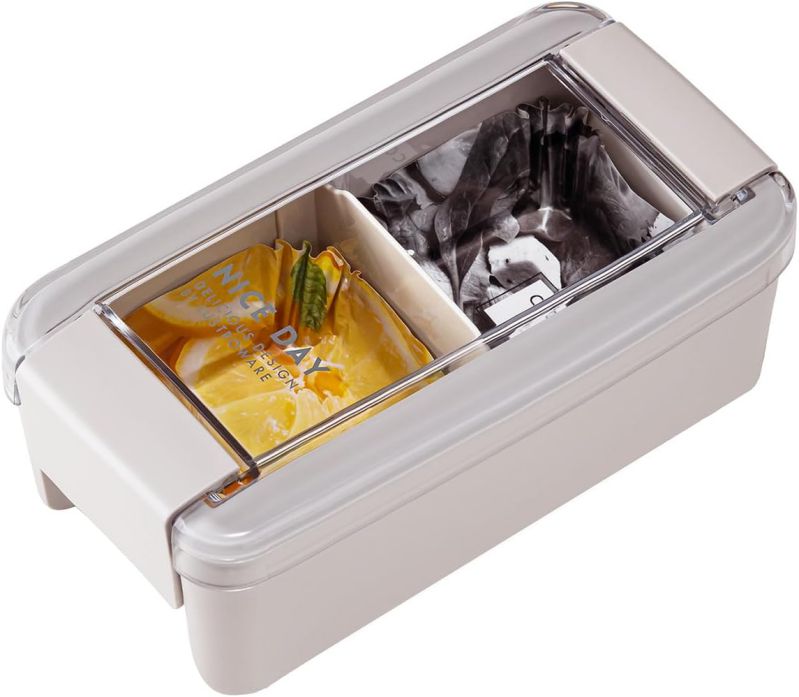 乐天商城 - B1487 GB イージーケアランチBOX 1段 520mL グレイジュ