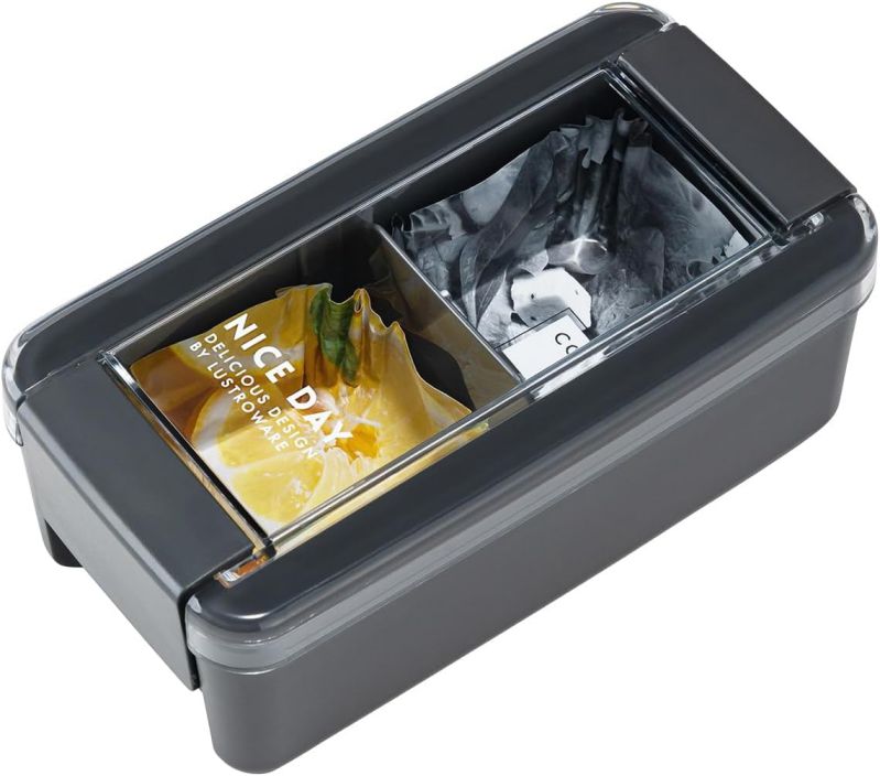 乐天商城 - B1487GY イージーケアランチBOX 1段 520mL グレイ