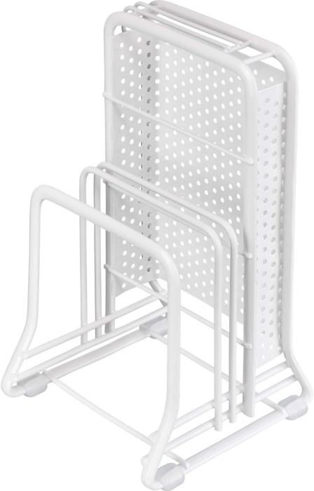 商品名 まな板包丁スタンド RG0429 フロウト 商品説明 サイズ:約13×13×23cm重量:約600g本体:鉄(亜鉛メッキ・粉体塗装)、ゴム足:シリコーンゴム適用包丁サイズ:刃渡り18.5cm以内まな板1枚・シートまな板2枚、包丁2本・キッチンバサミを収納できます。傷付けにくいゴム足付※リニューアルなどによりパッケージなどの仕様が予告なく変更になる場合がございます。ご了承ください。 おすすめ商品