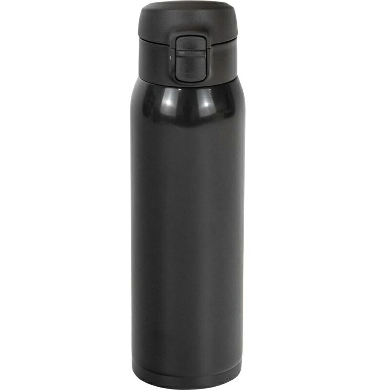 Rakuten - RH1676 モテコ ワンタッチ栓マグボトル 500ml (ブラック)