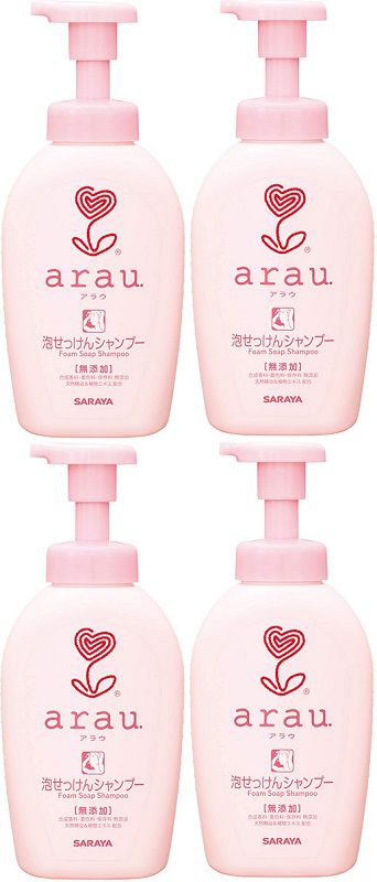 アラウ 泡せっけんシャンプー 本体 500ml 