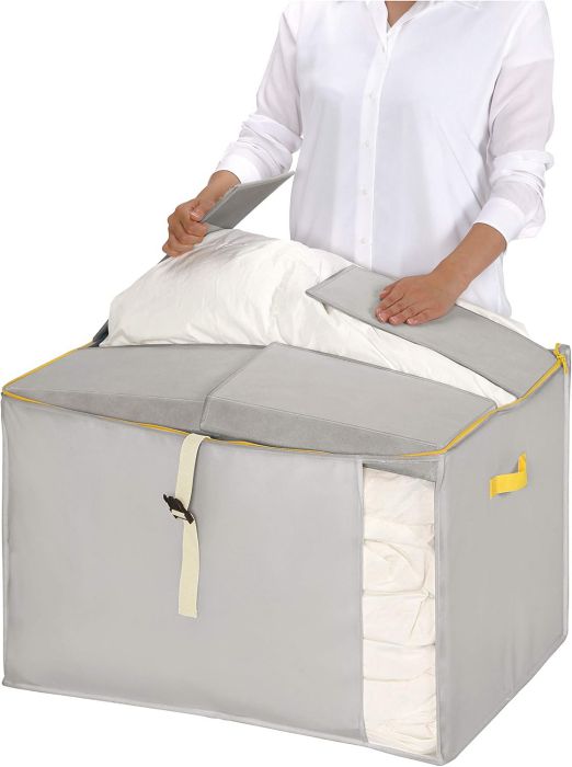 乐天商城 - コンパクト優収納アルファ L 70*50*45cm グレー