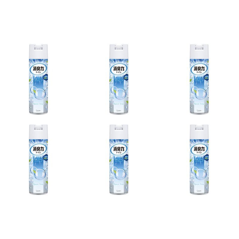 商品名 消臭力 トイレ用スプレー アクアソープ 365ml エステー 消臭芳香剤【×6個セット】 商品説明 消臭力 トイレ用スプレー アクアソープ 365mlトイレまるごと消臭　瞬間すっきり！3D広角ジェット噴射で瞬時に空間をまるごと消臭。便器内で液体がかかった範囲を除菌します。※ 全ての菌を除菌するわけではありません。1日2〜3回スプレーで約1〜1.5ヵ月使用できます。※リニューアルなどによりパッケージなどの仕様が予告なく変更になる場合がございます。ご了承ください。 おすすめ商品