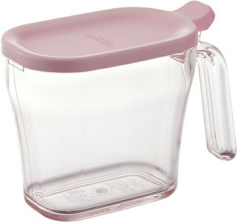 乐天商城 - 調味料入れ ピンク 440ml リベラリスタ クックポット スリム 取っ手 持ち手 スプーン 保存容器 クリアケース 軽量 中身 が 見える キッチン 調味料 保管 調理 便利 冷蔵庫 乾燥 湿気 防止 かわいい カラフル 買いまわり キャニスター
