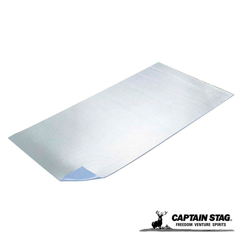 Rakuten - キャプテンスタッグ CAPTAIN STAG キャンプマット シルバーキャンピングマット 200×100cm M ブルー M-7123 アウトドア キャンプ シート 畳める コンパクト 持ち運び 冷気防止 厚さ8mm ソフトタイプ ピクニック