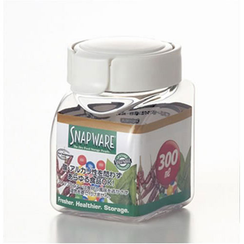 スナップウェアー 角型 300 保存容器 液体専用 保存 ビン 瓶 だし汁 果実酒 梅酒 そうめんつゆ 保存瓶 ..