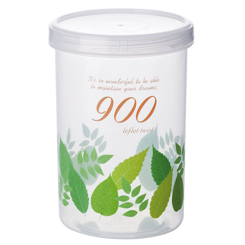 リーフツイスト 保存容器 960ml TX-16L 中身 見える 湿気 対策 キッチン 収納 保管 調味料 食料 液体可..