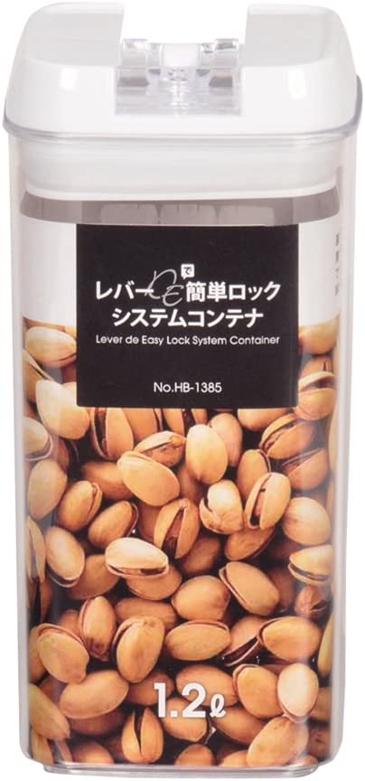 パール金属 レバーDE簡単ロック システム コンテナ 1.2L HB-1385 2